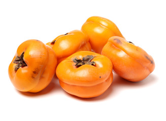 persimmon on a white background 