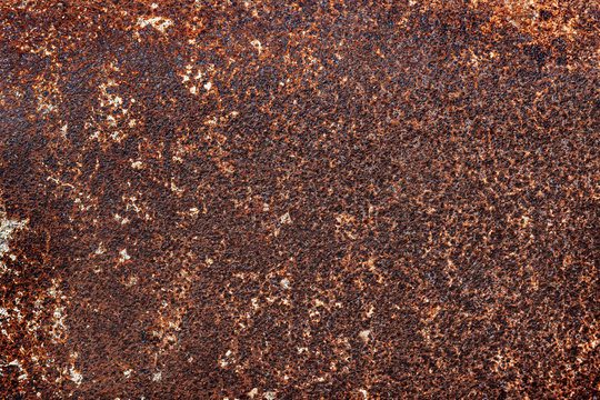 Grunge rusted metal texture, rust and oxidized metal background. Old metal iron panel.