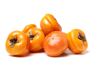 persimmon on a white background 