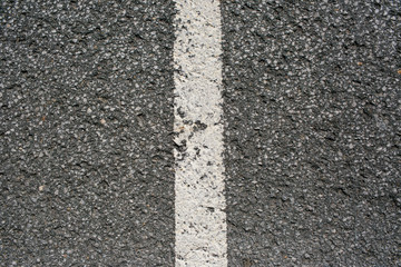 Fototapeta premium white stripe on the pavement
