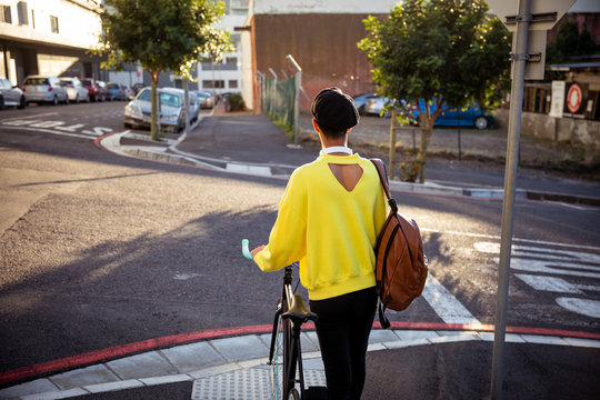 Young transgender adult in the street - Powered by Adobe
