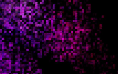 Dark Purple vector template with crystals, rectangles. Rectangles on abstract background with colorful gradient. Pattern can be used for websites.