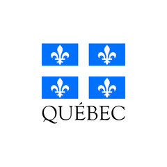 Flag of Quebec - province of Canada