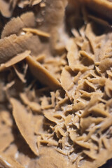 Close-up shot of crystal and mineral stone.