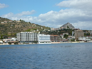 Greece-view from the boat to Tolo