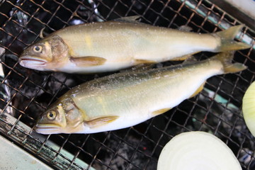 鮎の塩焼き