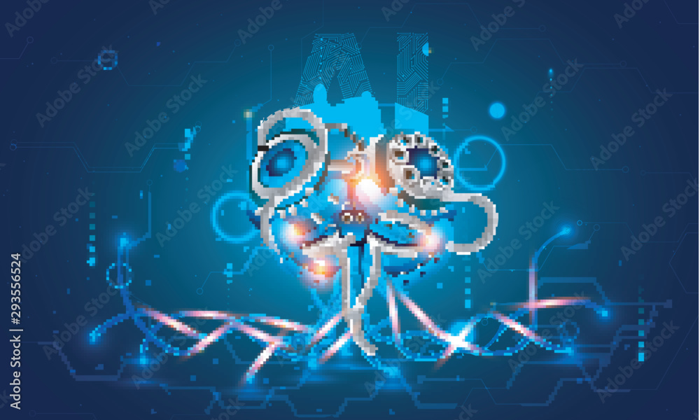 Wall mural ap16_artificial_intelligence_01_sep_33