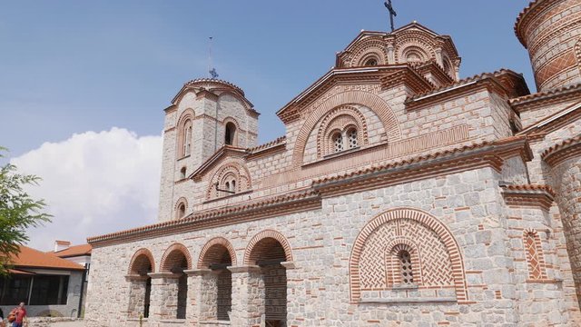 the Saint Naum Church,  lake Orhid , North Macedonia