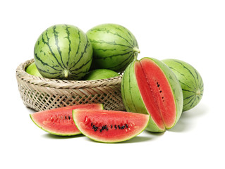 watermelon on a white background 