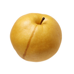 Pears on white background