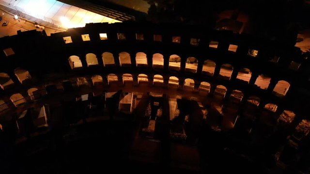 Pula in Kroatien aus der Luft