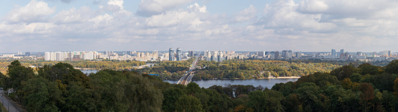 Kyiv city panorama, Ukraine