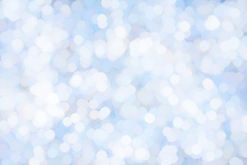 Sparkle Blue Abstract Bokeh Background