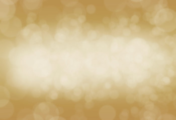 Christmas glowing golden background. Gold holiday New year abstract glitter defocused background