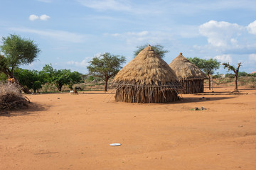 Hamer tribe village