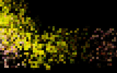 Dark Red, Yellow vector background with rectangles. Modern abstract illustration with colorful rectangles. The template can be used as a background.