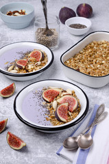 Granola with yogurt