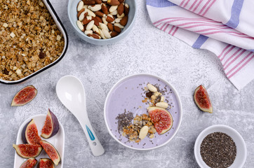 Granola with yogurt