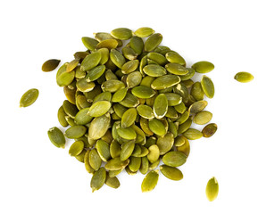 pumpkin seed isolated on white background