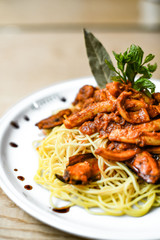 Spaghetti pâte 