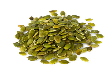 pumpkin seed isolated on white background