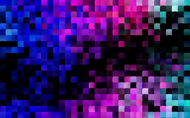 Dark Pink, Blue vector template with crystals, rectangles. Rectangles on abstract background with colorful gradient. Pattern can be used for websites.