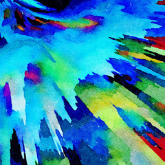 Naklejka premium Abstraction for wall poster print decor. Can be framed as art. Unusual template background for creative covers, cards, web banners and invitation design. Stock. Abstract hand drawn texture. Oil paint.