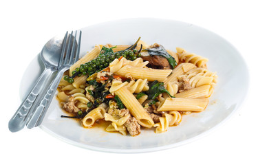 pasta isolated on white