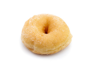 Sugar donut isolated on a white background