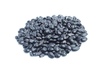 Black Beans  on white background