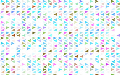 Fototapeta premium Light Multicolor, Rainbow vector layout with lines, triangles. Decorative design in abstract style with triangles. Pattern for busines ad, booklets, leaflets