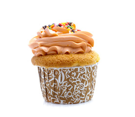 cupcakes isolated on white