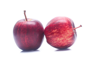 Red apple isolated on white background