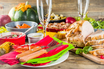 Thanksgiving dinner concept