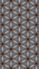 Ornate geometric pattern and abstract colored background