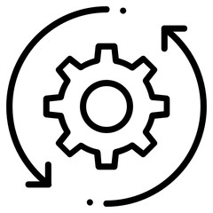 Big Data Icons Settings Restore Vector Icon Design