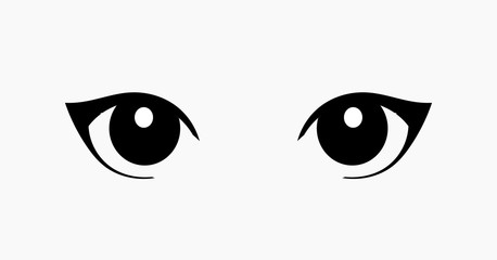 Cat eyes icon.