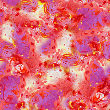 Fluid painting danzon no.2 abstract seamless fine art pattern design