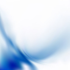 Fototapeta premium Abstract blue background, futuristic wavy vector illustration eps10