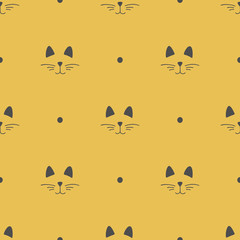 Bohemianl hand drawn pattern