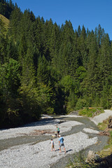 kleinwalsertal, bärguntbach im bärgunttal