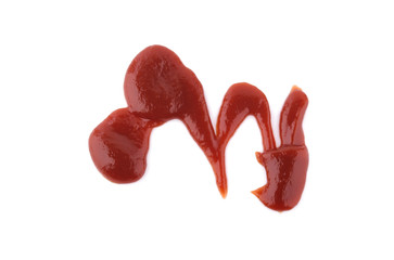 tomato sauce isolated on white background