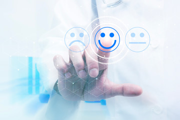 scienziato, medico, dottore, pensiero positivo, felicità © xyz+