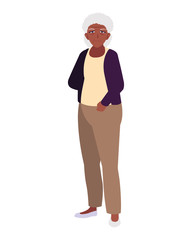 Grandmother cartoon vector design icon