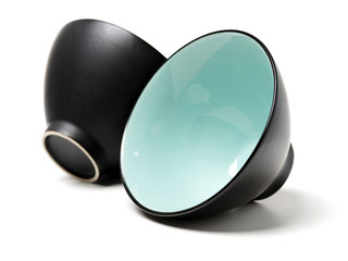 bowl of china on white background