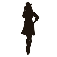 Fashion Model Silhouette