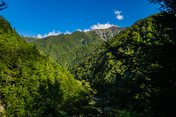 Naklejka premium 南アルプスの山々