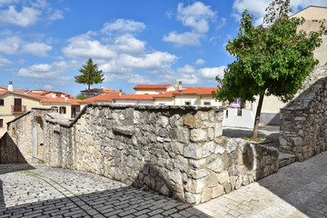 Obraz premium View of an old town in the Campania region of Italy