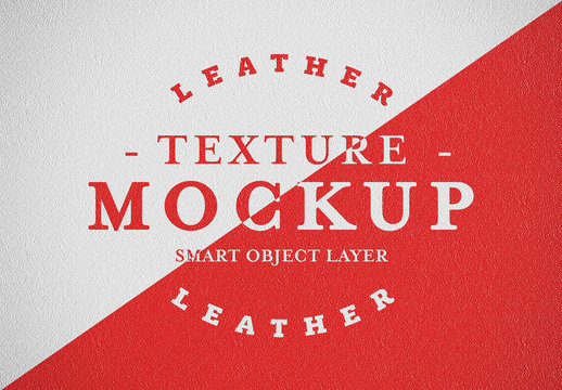 Leather Texture Mockup