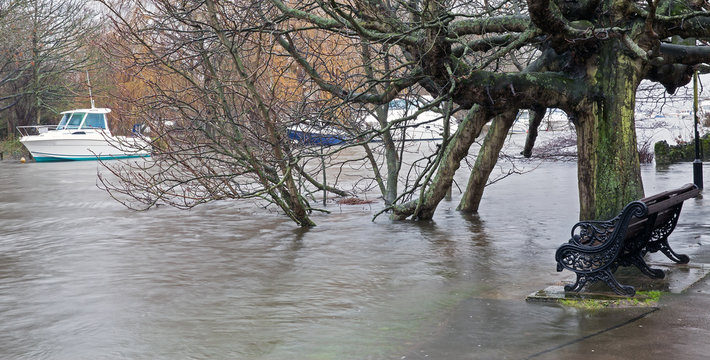 River Stour Flood UK 2014